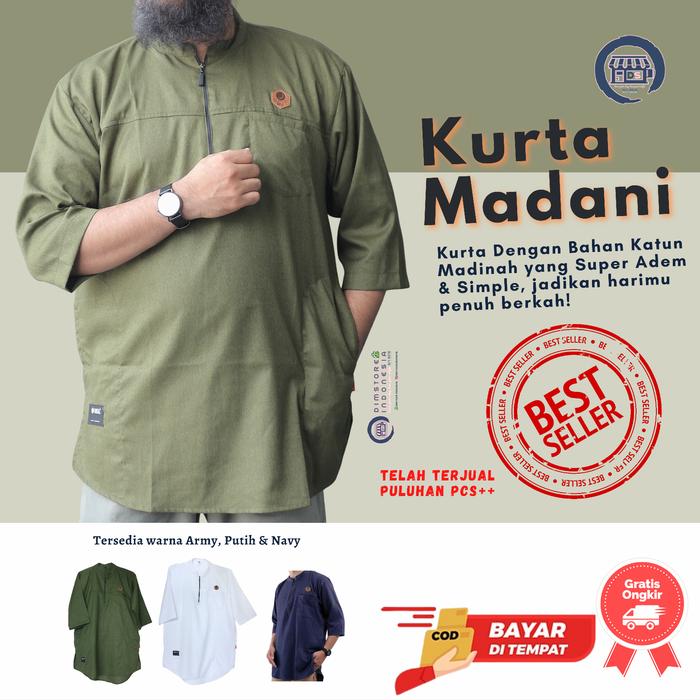 Kurta Madani | Kemeja Koko | ROSAL Kurta Madani