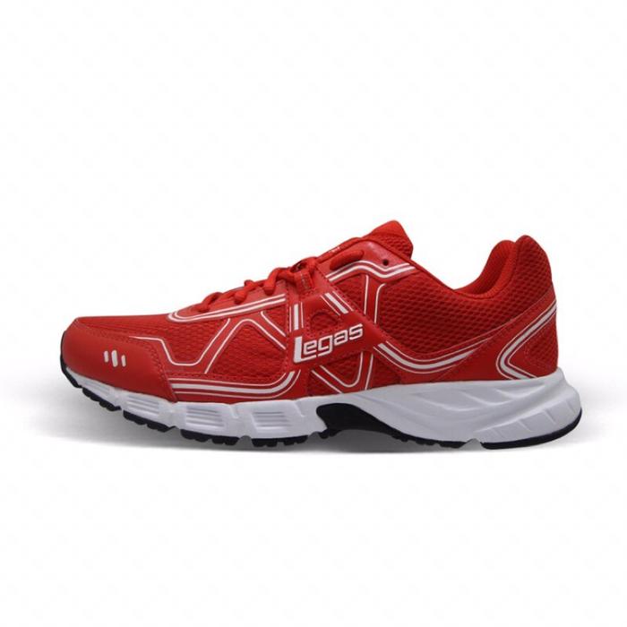 sepatu league legas merah strakto running shoes ori asli promo