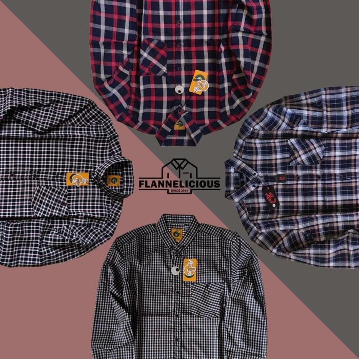 KEMEJA FLANEL PREMIUM LENGAN PANJANG PRIA CASTLES ID CASTLE'S CASTLE