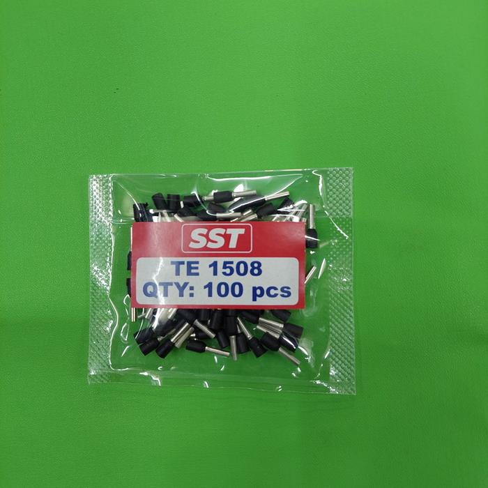 skun ferrules 1,5mm hitam SST 1508 SST1508