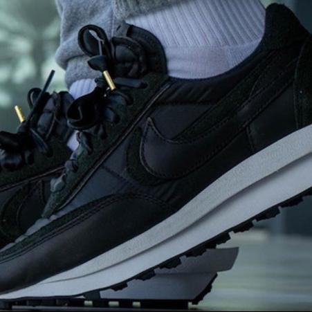 Nike Sacai waffle black nylon
