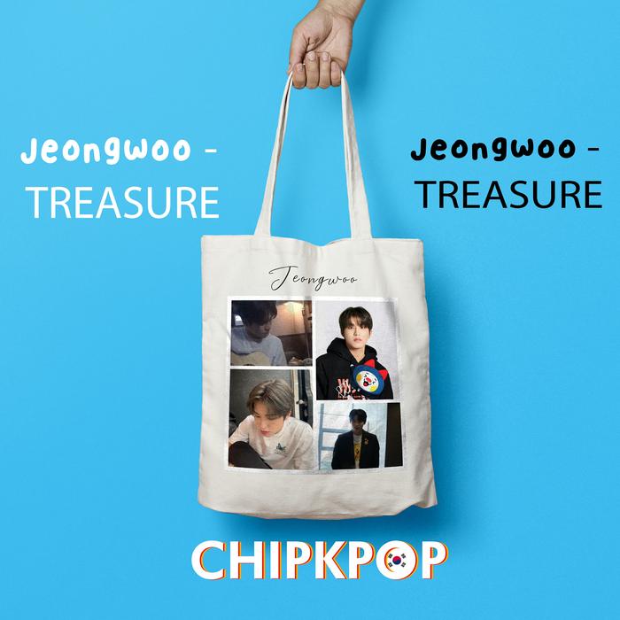 [JEONGWOO PAKET SET] I TOTEBAG JEONGWOO TREASURE MURAH I TOTEBAG JEONGWOO TREASURE I TAS TREASURE MU