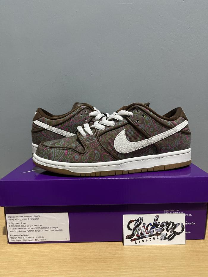 Nike SB Dunk Low Pro Paisley Brown ORIGINAL