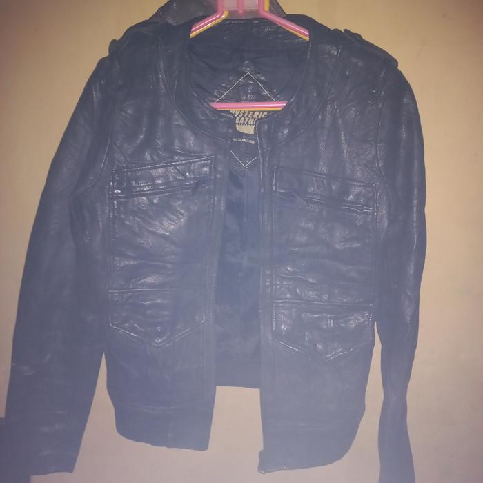 OBRAL jaket kulit hysteric glamour size S aape volcom oakley nudie