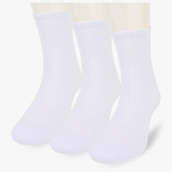 Kaos kaki Converse socks Reguler Men Original 3 pasang kaos kaki putih