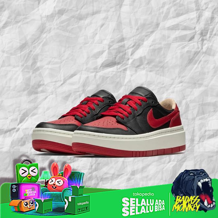 AIR JORDAN 1 LOW LV8D ELEVATED BRED (W) ORIGINAL SNEAKERS