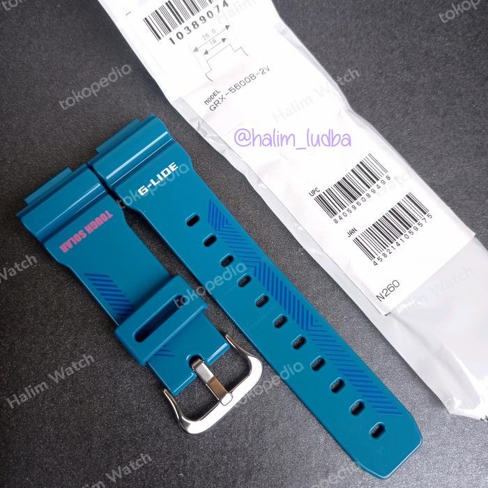 strap g-shock grx-5600b-2v strap rubber g shock grx 5600b2 tali gshock