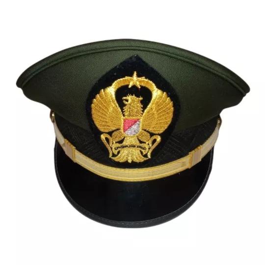 Topi Pet TNI AD (Bintara, Pama, Pamen, Pati) - Pria