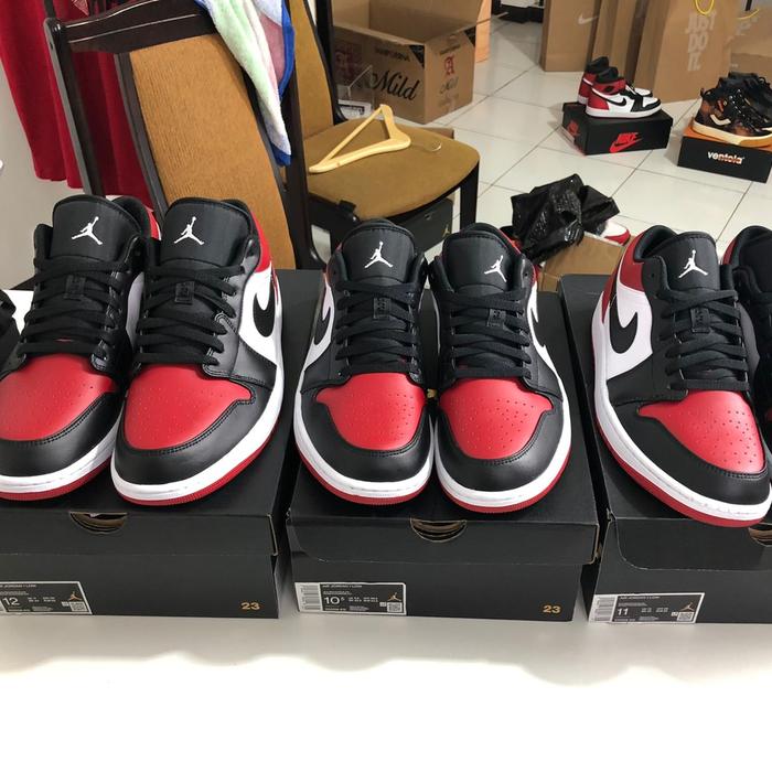 jordan 1 low bred toe