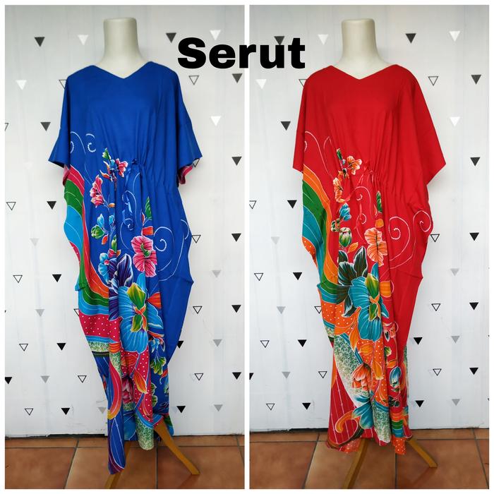 Daster Kalong Kencana Ungu - Daster Lowo Batik Kencana Ungu