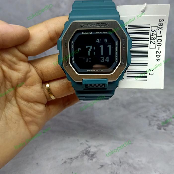 Jam Tangan Pria Casio G-Shock Digital G-Lide Tosca Resin GBX-100-2DR