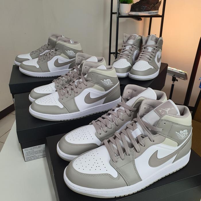 jordan 1 mid linen