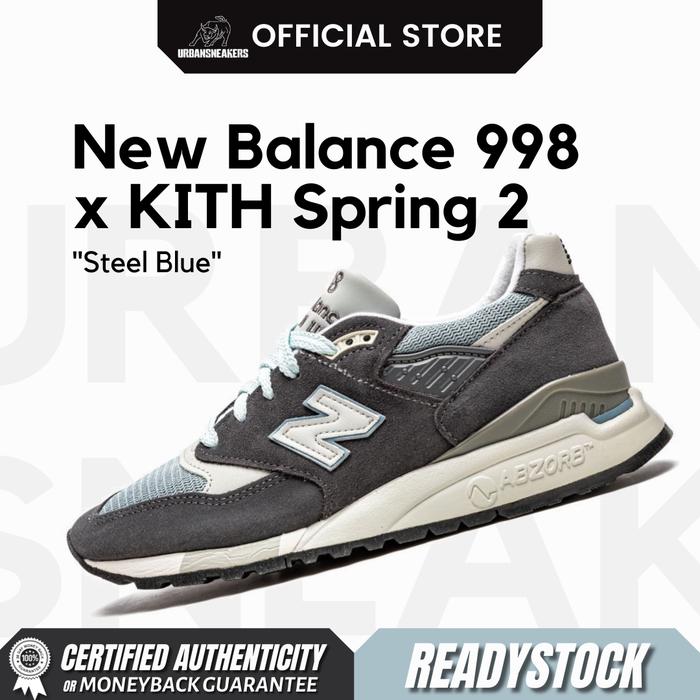New Balance 998 x Kith Spring 2 Steel Blue Original | M998KT