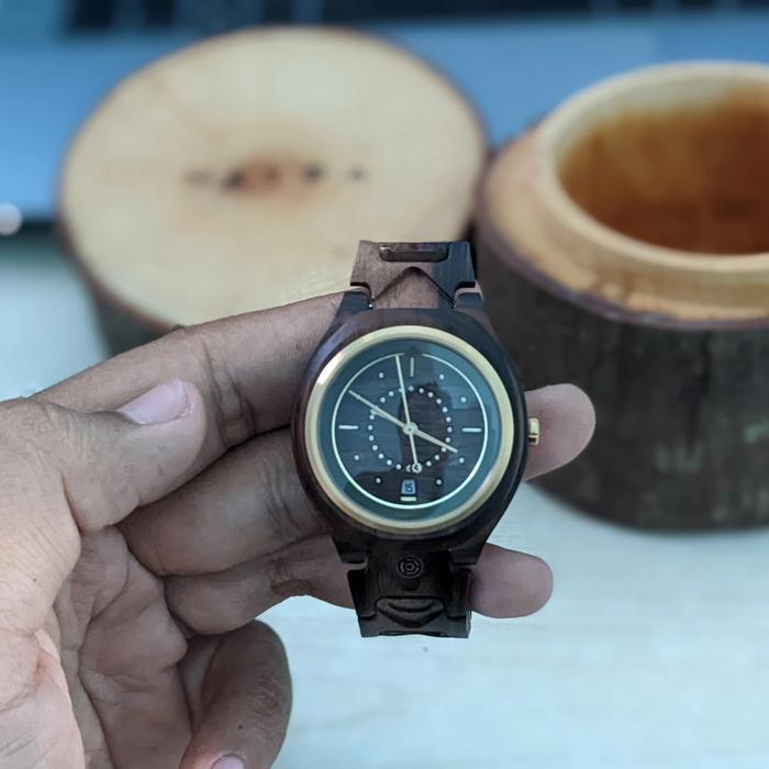 jam tangan kayu matoa original