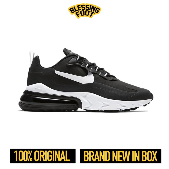 Nike Air Max 270 React Black / Black / White ORIGINAL BNIB