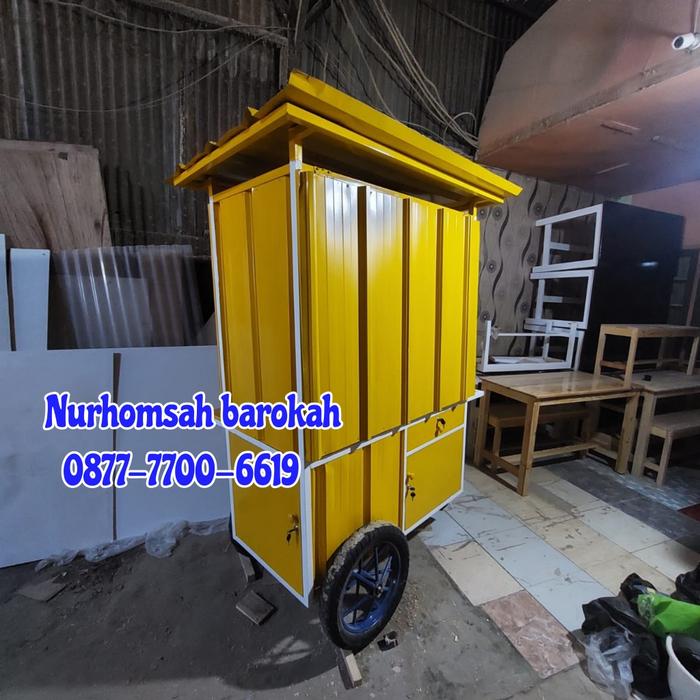 booth semi container , gerobak semi container , booth murah