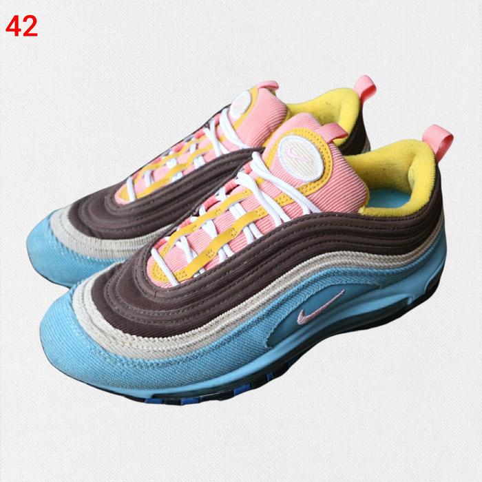 Sepatu Pria Nike Air Max 97 Corduroy Pack Blue Original Seconds
