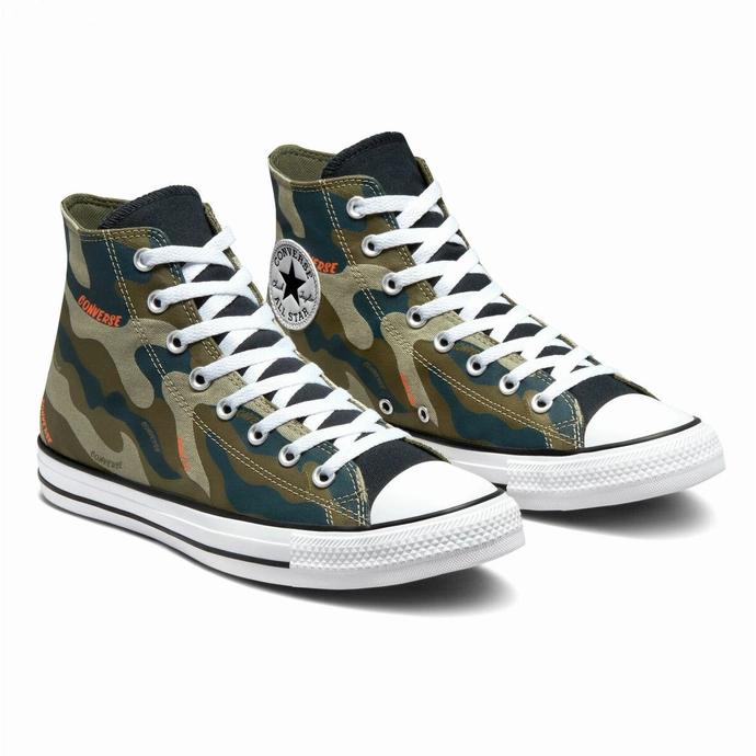Sepatu Pria Converse CTAS HI Hybrid Camo 171454C Original 100% BNIB