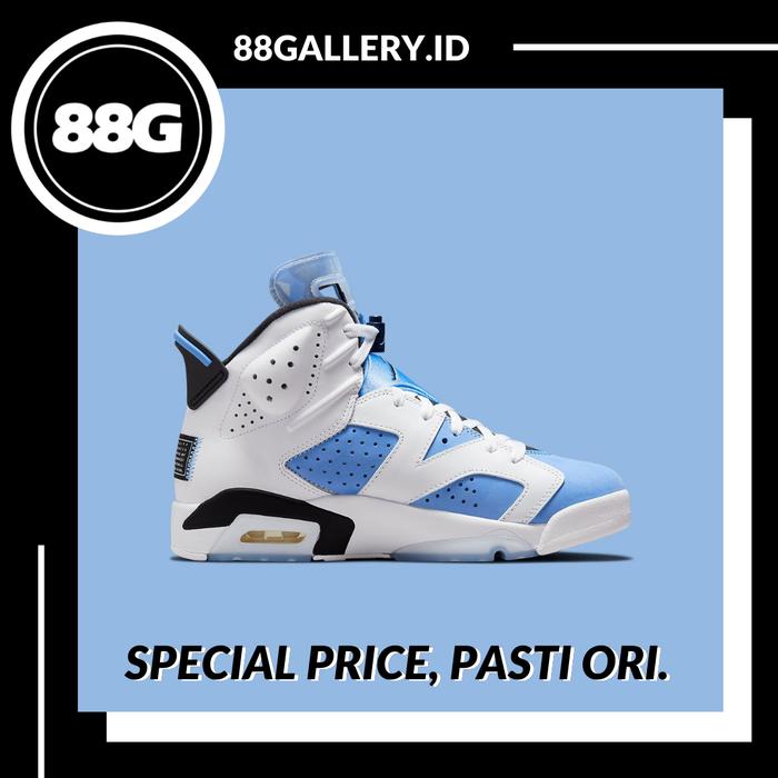 Air Jordan 6 UNC University Blue 100% Original