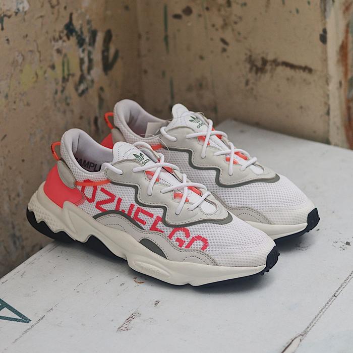 ADIDAS OZWEEGO CLOUD WHITE SOLAR RED