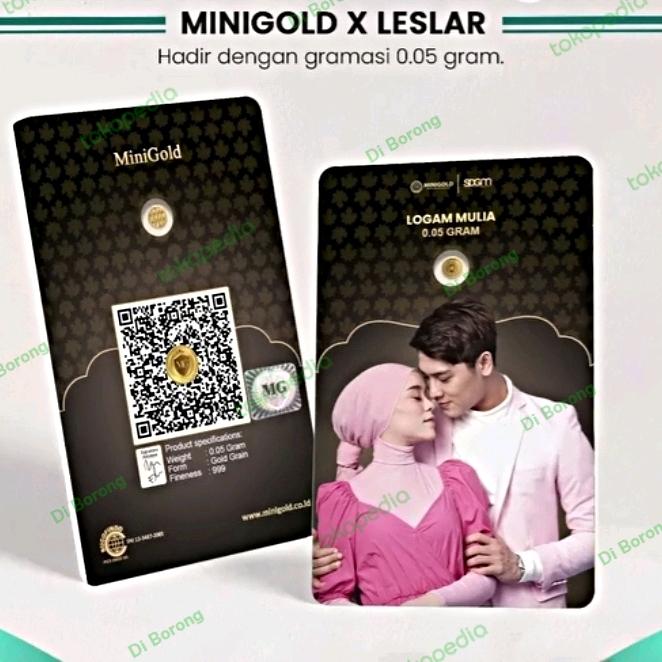 Minigold X LESLAR Series 0.05 Gram Logam Mulia Mini