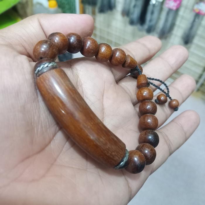 gelang cemeti ali kayu ulin timbul