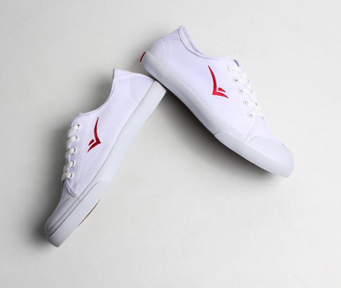 Sepatu Sneakers Wanita Vermillion - Jazz White Red