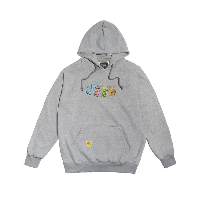 Logo Spray Hood - Jacket Hoodie Abu Vish by Nevertoolavish