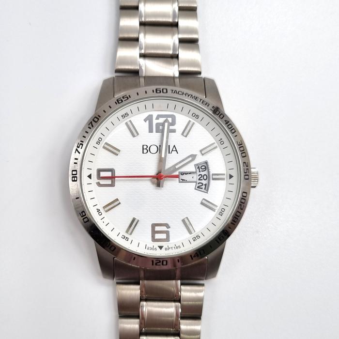 SALE! Bonia BPT185 White Dial Stainless Steel Men's Watch