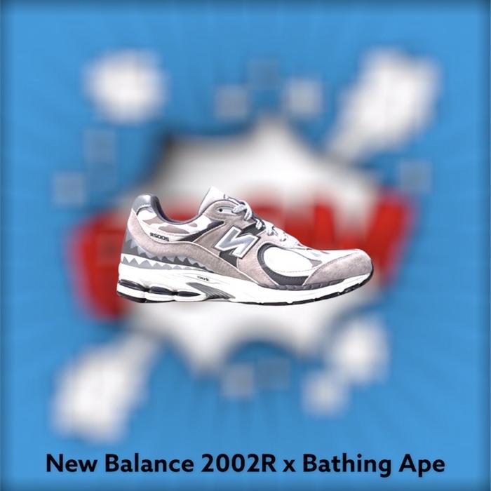 Nb 2002r New Balance 2002r x Bape Grey ORIGINAL