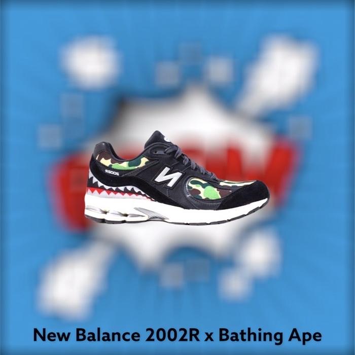 Nb 2002r New Balance 2002r x Bape Green ORIGINAL
