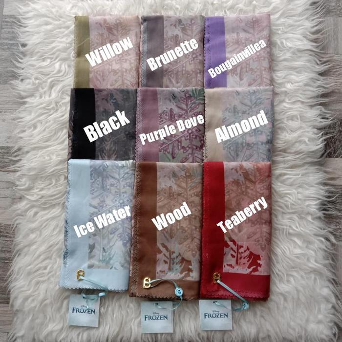 Terlaris! Buttonscarves X Disney Frozen voal square