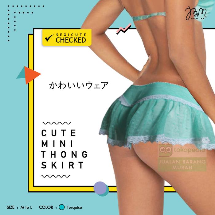 G String Rok / Thong Skirt / Rok Mini Transparant Branded / CD Sexy