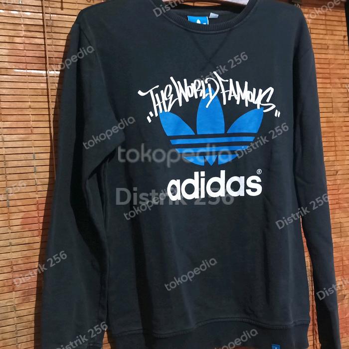 adidas crewneck second big logo bordir dan cn adidas fulltag
