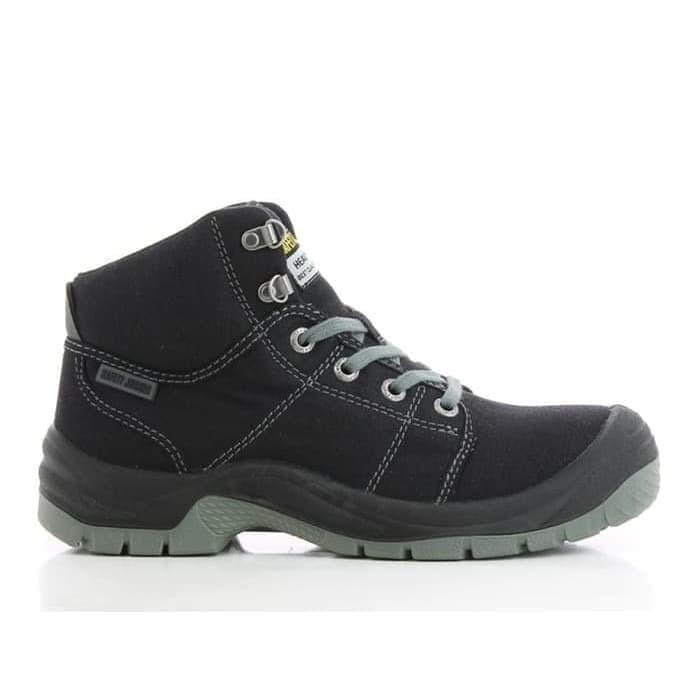SEPATU SAFETY SHOES JOGGER BLACK DESSERT SAFETY JOGGER