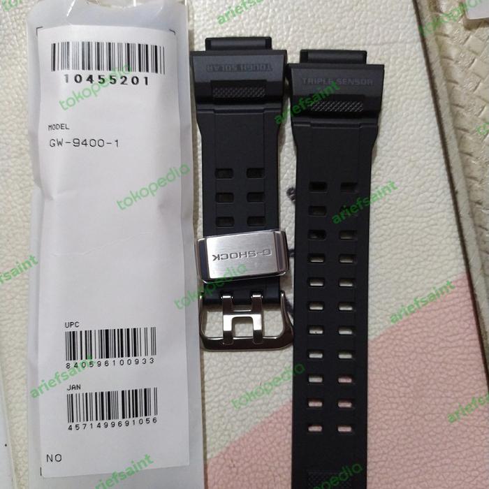 BAND STRAP G-SHOCK GW-9400 RANGEMAN GW-9400 HITAM BARU ORIGINAL