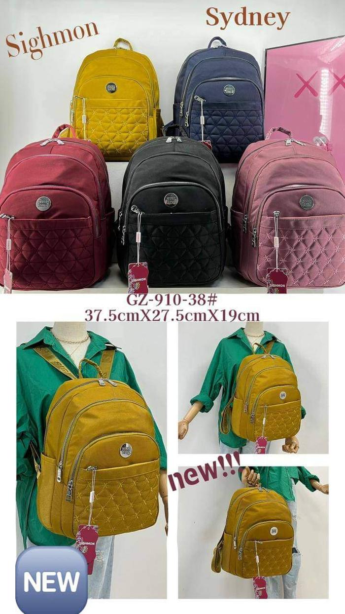 Tas Ransel Wanita Sighmon 910 Bahan Kanvas Tebal Terbaru BEST SELLER!!