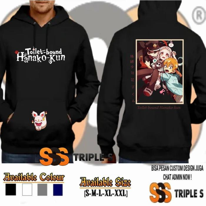 HOODIE ZIPPER TOILET BOUND HANAKO KUN - HOODIE ANIME KARAKTER
