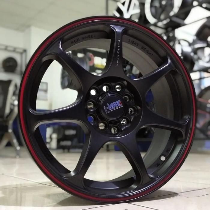 Velg mobil ring 16 SEBUNSUTA HSR R16 PCD 5X100-5X114,3 velg racing r16
