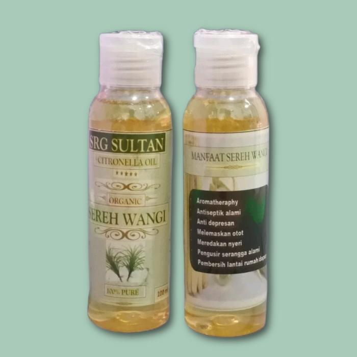 Promo ...100ml Minyak Sereh (Citronella-oil) 100% Murni Flip Top