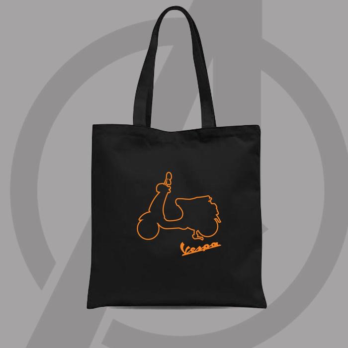 Tas Totebag Custom - Vespa Matic