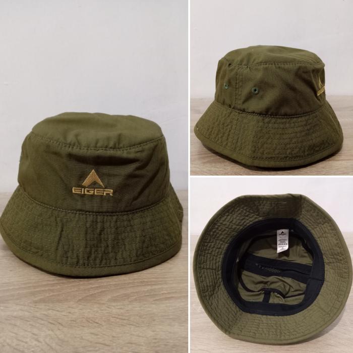 topi Rimba Eiger Welcome 2 D'Jungle green asli original