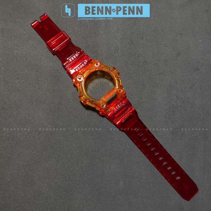 BEZEL STRAP G SHOCK G 7900 / GR 7900 RED ORANGE