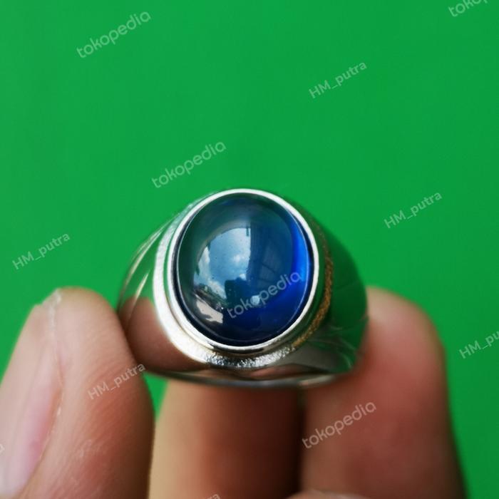 cincin pria king shappire mohs 9