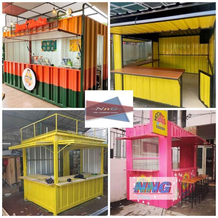 warung container,booth container,gerobak container,gerobok container