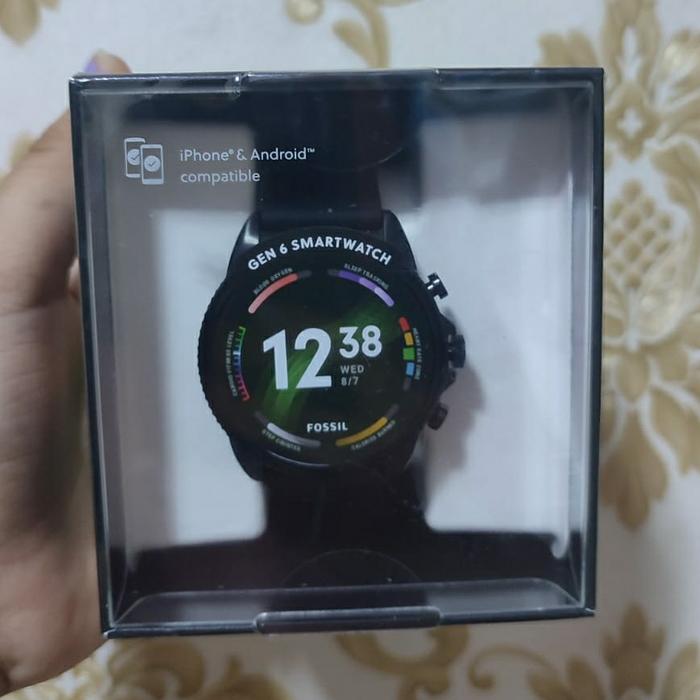 jamfossil smartwatch gen 6 FTW4061 black silicone