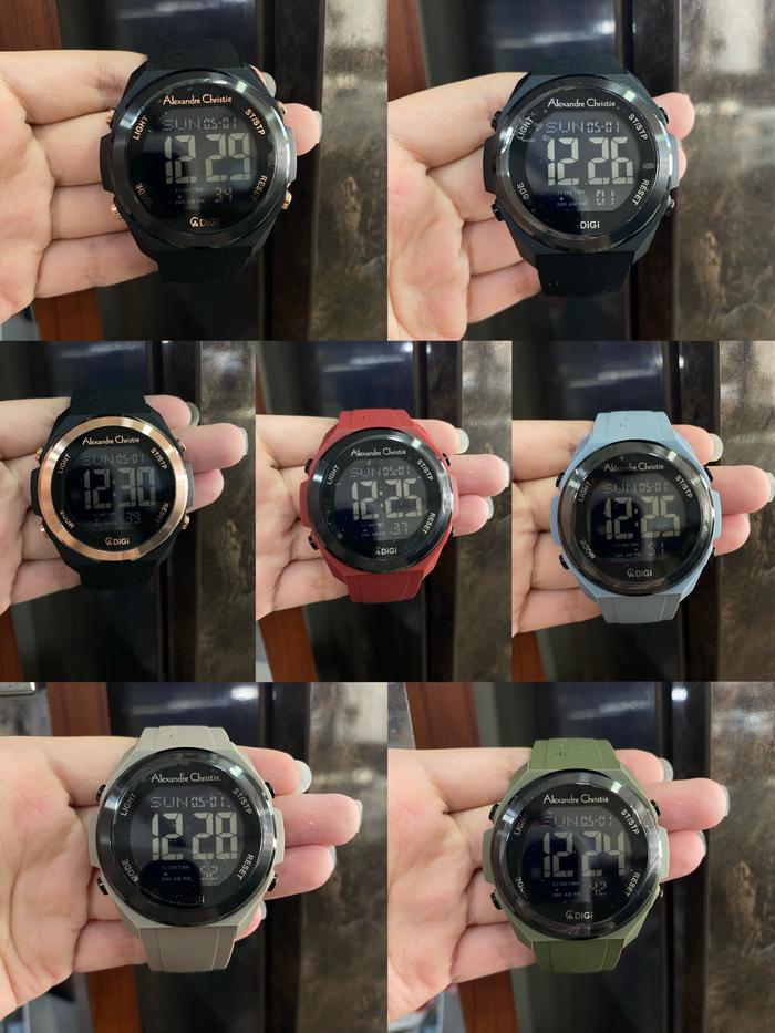 JAM TANGAN DIGITAL ALEXANDRE CHRISTIE AC9342 AC 9342