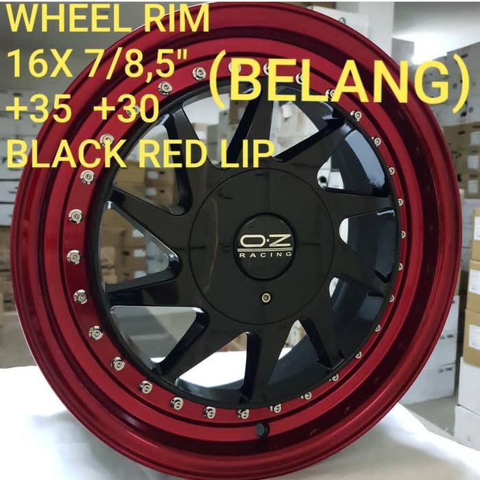 VELG OZ TURBO RING 16 LEBAR BELANG