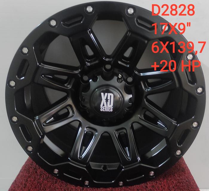 VELG XD SERIES HITAM RING 17 PAJERO FORTUNER