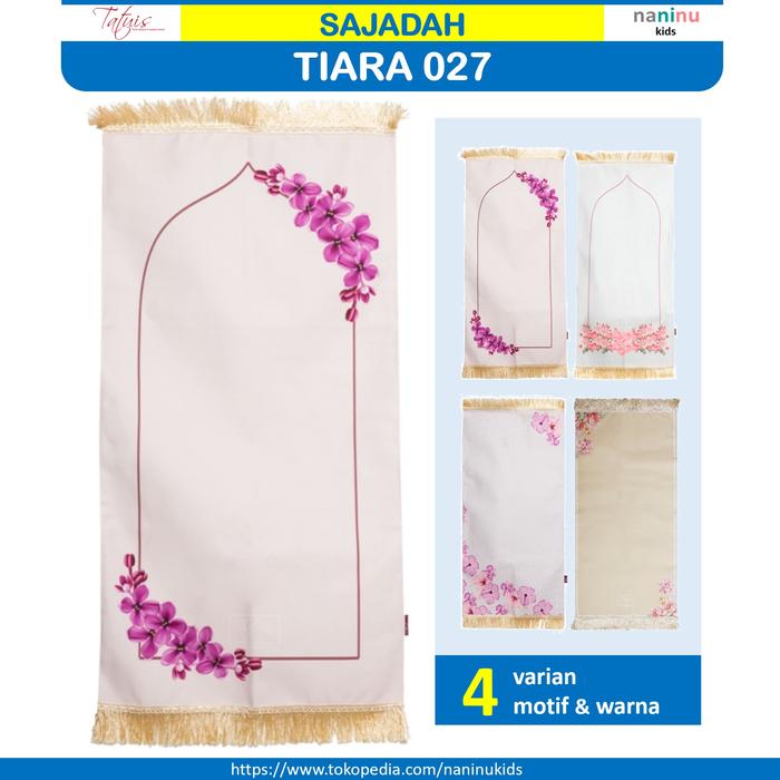 TATUIS - Sajadah Tiara 027 | sajadah tatuis | sajadah travelling |